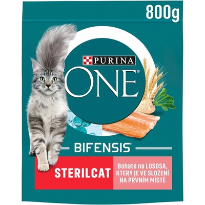 Purina ONE Sterilcat s lososom 0,8 kg
