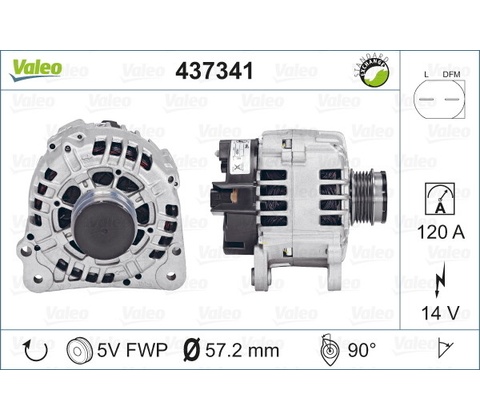 Alternátor VALEO 437341