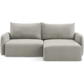makamii Светлосив разтегателен ъглов диван с място за съхранение (десен ъгъл) Kalena - Makamii (KALENA_RCF_38_P1_C8)