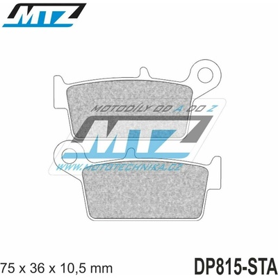 Destičky brzdové DP815-STA - směs Standard DP815-STA