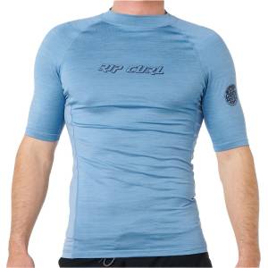 Rip Curl Мъжка плажна тениска от ликра Rip curl Dawn Patrol UPF Perf S/S Lycra - Faded Denim (050-2288-0212)