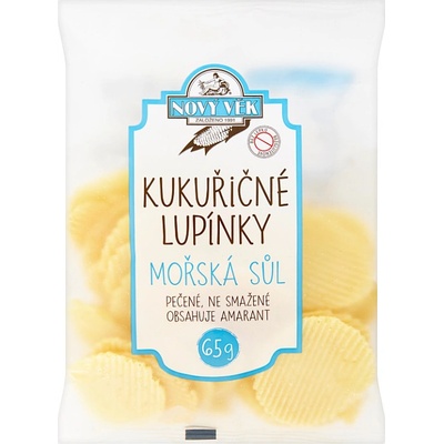 Nový Věk Kukuřičné lupínky mořská sůl 65 g – Zboží Dáma