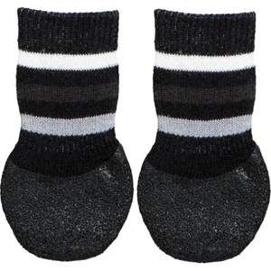 TRIXIE Dog Socks XL - Меки кучешки чорапи с гумено неплъзгащо покритие, 2 броя