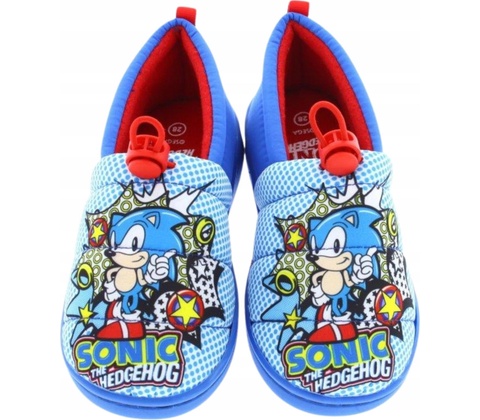 Sonic papuče pre chlapca papuče