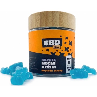 CBDčko CBN Gummies, CBD+CBN 10+10 mg, 100 ks - Noční režim