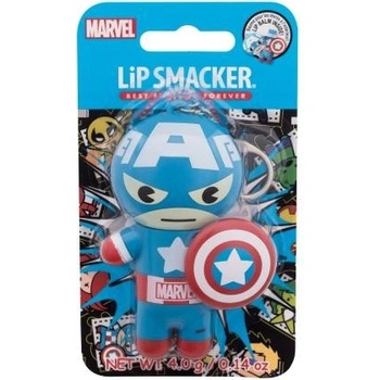 Lip Smacker Marvel Captain America balzam na pery príchuť Red White & Blue-Berry 4 g