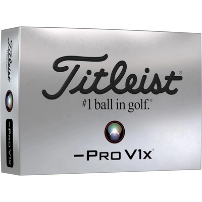 Titleist Pro V1x Left Dash bílé 12 ks