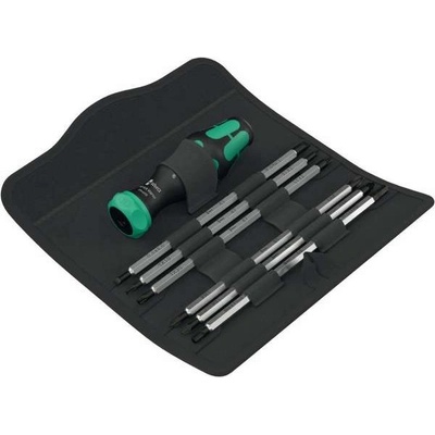Wera 051540 Rukojeť s ráčnou Kraftform Kompakt Vario RA a výměnnými čepelemi (Sada 7 dílů)