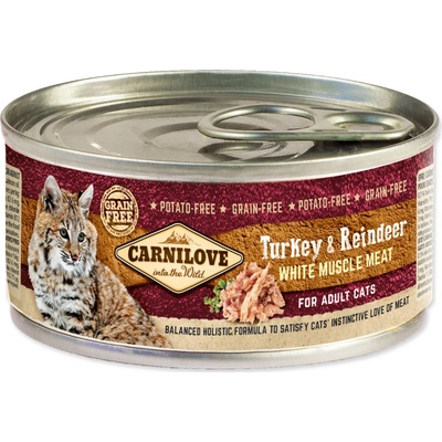 Carnilove Cats WMM Adult Turkey & Reindeer 100 g