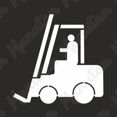 Manutan Šablona motorový vozík, plast 470 x 470 x 0,5 mm