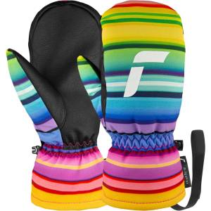 Reusch Детски ръкавици Reusch Kid's Carter R-TEX XT Mitten Gloves - Black / Multicolor Lines - размер 4 (EU) (202-7197-0111)