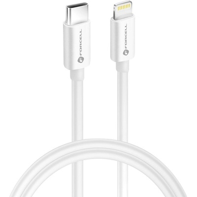Forcell C901 USB-C > Lightning MFi 3A/9V 30W (Max), 1m, bílý