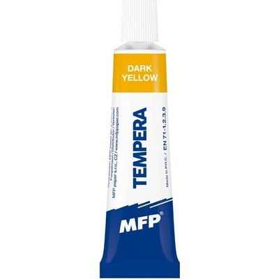 MFP paper temperové barvy 12 ml žlutá tmavá