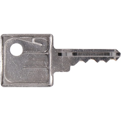 Klíč zámku značky KEY č.121 vyfrézovaný, pro pohony i klíčové spínače