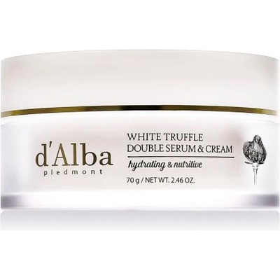 d'Alba White Truffle Double Serum & Cream лек хидратиращ серум и крем 70 g за жени