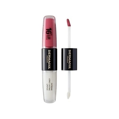 Dermacol 16H Lip Colour Longlasting Lipstick tekutá rtěnka hnědá 8 g