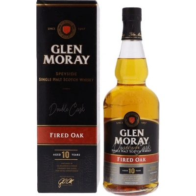 Glen Moray Fired Oak 10y 40% 0,7 l (kartón)