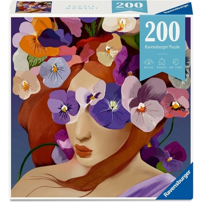 Ravensburger Květinová hlava Fialka 200 dílků