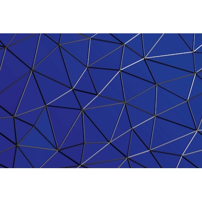 DIMEX ART Флизелинов фототапет абстрактна триъгълна мрежа 375 x 250 см