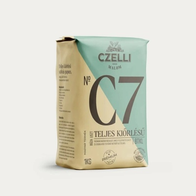 Czelli Malom N° C7 Pšeničná mouka celozrnná 1 kg