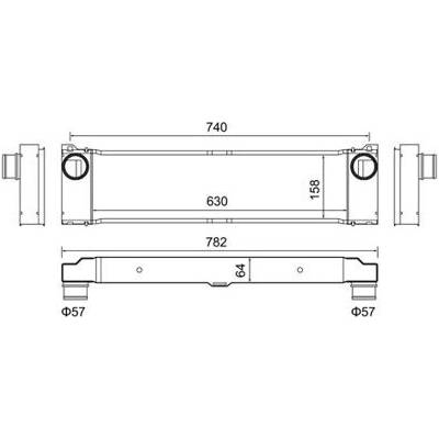 Chladič turba HART 612 836 (612836)