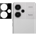 Techsuit Протектор на камерата за Xiaomi Redmi Note 13 Pro+ 5G - Пълно стъкло на камерата - Черен