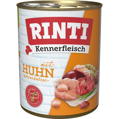 RINTI 800г Kennerfleisch RINTI, консервирана храна за кучета - пиле