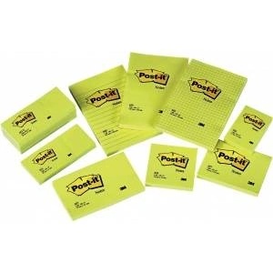 Post-it Adhesive notes 38x51mm yellow 3pcs