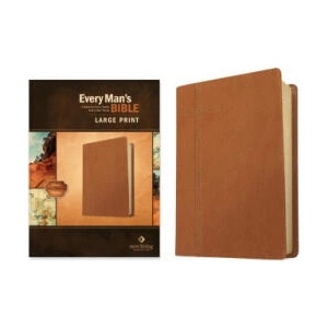 Every Man's Bible Nlt, Large Print (Leatherlike, Pursuit Saddle Tan) | Dean Merrill (2022)