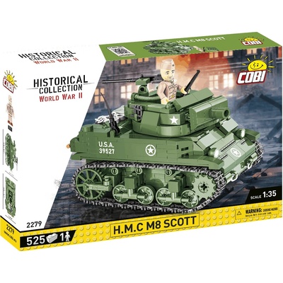 Cobi 2279 II WW H.M.C. M8 Scott, 1:35, 525 k, 1 f