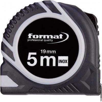 FORMAT svinovací metr 5mx19mm INOX