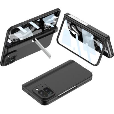 Google Калъф За Google Pixel 9 Pro Fold GKK с Панта, Стойка и Вграден Преден Протектор - Черен
