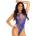 Боди с преплетени презрамки - Cross Neck Bodysuit Blue S/M/L (D-238647)