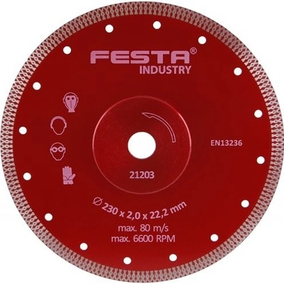 FESTA Kotouč diamantový festa industry 200x25. 4mm