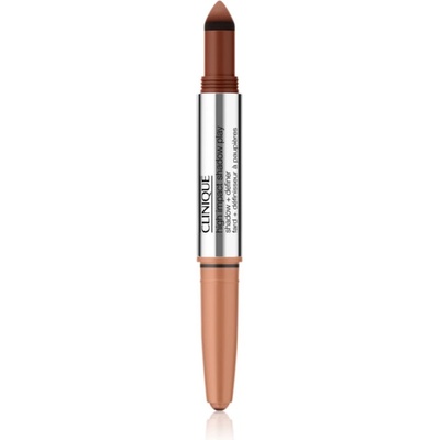 Clinique High Impact Shadow Play Shadow & Definer сенки за очи в молив дуо цвят Flame + Amber 1, 9 гр