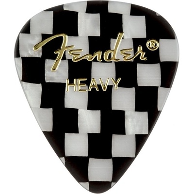 Fender Graphic Pick, 351 Shape, Checker - trsátka (různé tvrdosti) Fender Graphic Pick, 351 Shape, Checker: Heavy