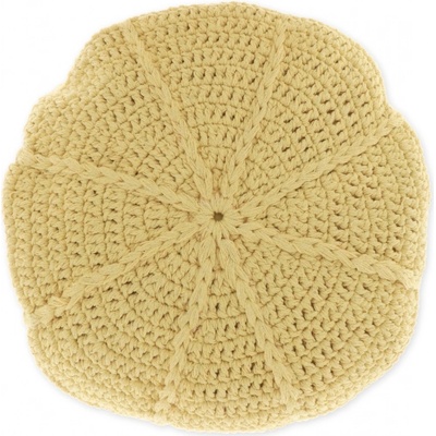 Textilomanie Okrúhly vankúš Dora žltý 45 cm