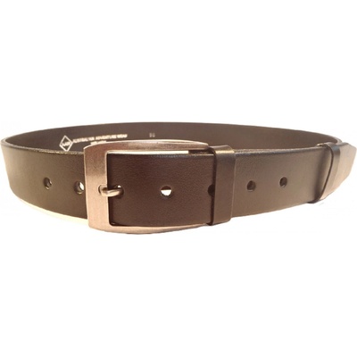 Opasek kožený AAW Belt Matt černý