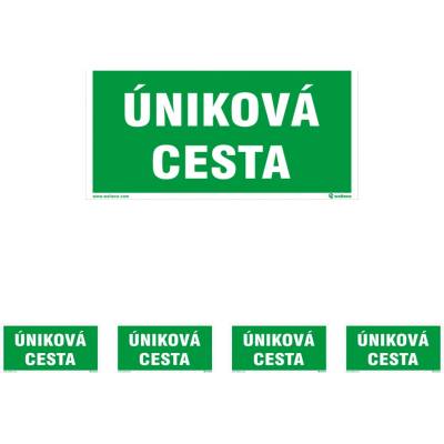 Walteco Úniková cesta, 200x100mm, samolepka Množství: 5 ks , 20163BP1