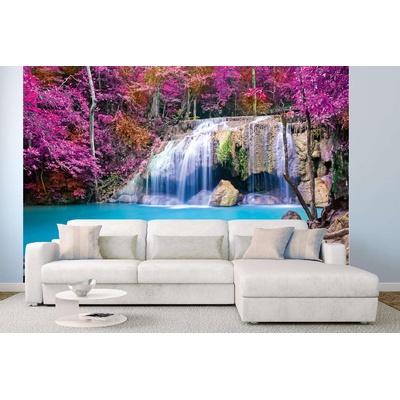 DIMEX ART Самозалепваща се флизелинова фототапета вълшебен водопад 375 x 250 см