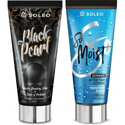 Soleo BLACK PEARL SILNÝ BRONZER NA opalováni balzám po opalování 150 ml