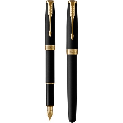 Parker 1502/5131516 Royal Sonnet Matte Black GT plnicí pero – Zboží Živě