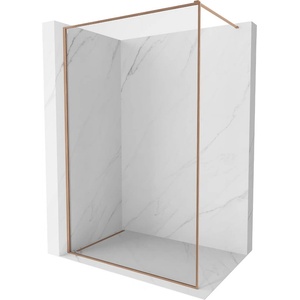 Mexen Kioto-F душ кабина Walk-in с рамка 90 x 202 см, прозрачна 8 мм, матирана мед - 800-090-104-65-00 (800-090-104-65-00)