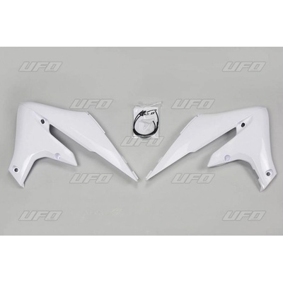 UFO kryty chladiče YAMAHA YZF 250 19-22, WRF 250 20-25, YZF 450 18-22, WRF 450 19-25 barva bílá