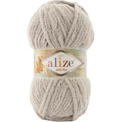 Alize Softy Plus 72 bílá káva