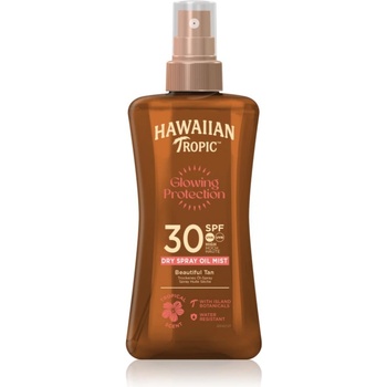 Hawaiian Tropic Glowing Protection прозрачна мъбла за слънчеви бани SPF 30 200ml