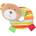 Дрънкалка донът Lorelli Toys - Мече (10191340001)