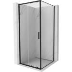 Mexen Exo-S плъзгаща душ кабина 90 x 90 см, прозрачна, черна - 8151-090-090-70-00 (8151-090-090-70-00)