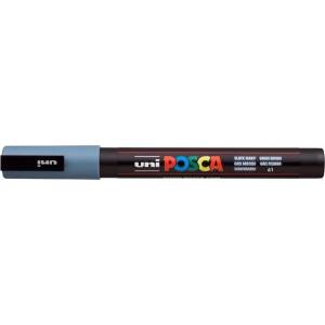 uni Декоративен маркер, 0, 9-1, 3 мм, UNI "Posca PC-3M", шистово сив 284828000 (284828000)
