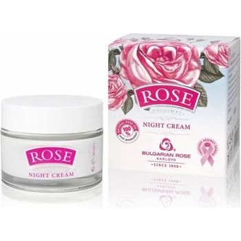 Bulgarian Rose Karlovo Bulgarian Rose Original Night Cream - Нощен крем за лице с натурално розово масло 50мл